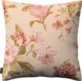 Párnahuzat 60x60 nagy virágok krémszínű alapon