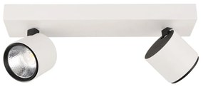 ITALUX BONIVA spotlámpa 2 foglalattal, fehér, 3000K melegfehér, beépített LED, 600 lm, IT-SPL-2854-2B-WH