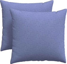vidaXL Kanapé párnák 2 pcs Farmerkék 45 x 45 cm szövet
