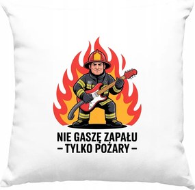 Tűzoltó párna tűzoltó vicc 5 fehér