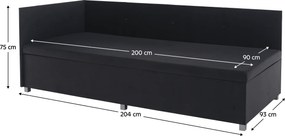 Heverő tárolóhellyel, szürke, AURIA UNI