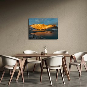Egy hegyvidéki táj képe (70x50 cm)