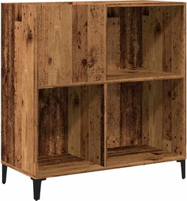 vidaXL antik fa színű szerelt fa hanglemezszekrény 84,5 x 38 x 89 cm
