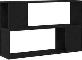 vidaXL TV szekrény garnitúra Fekete 100 x 24 x 63 cm Faanyag