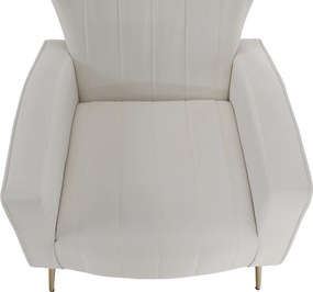 Relaxfotel, bézs Velvet szövet, BARET