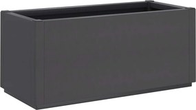 vidaXL sötétszürke polipropilén kerti ültetőláda 80 x 36 x 35 cm