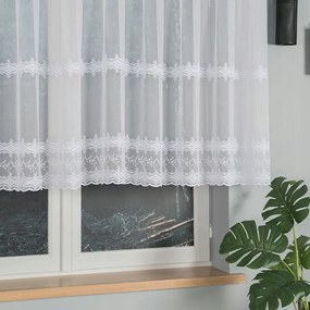 Mg függöny 82936 Bambusz markizeta Fehér hímzés 120cm magas Ár!! 0,5m R