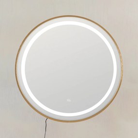 Fali tükör világítással 60x60 cm – Ixia