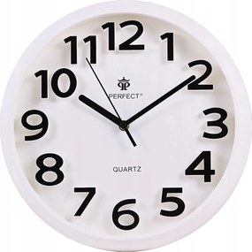Közepes 33,5 cm Fehér Jól Olvasható Kerek Domború Számok Falióra Perfect