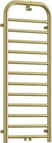 Silia fürdőszoba radiátor 121 cm, szálcsiszolt arany
