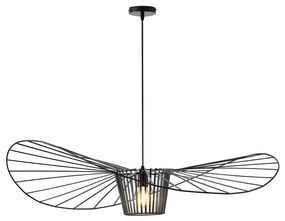 Csillár zsinóron OGGI 1xE27/40W/230V fekete