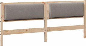 vidaXL Fejtámla Egyéb Barna 200 cm Tömör fenyőfa