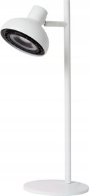 Asztali lámpa fehér fém minimalista nappali hálószobába Lucide