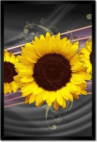 Poszterek keretben 40x60 Napraforgó