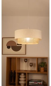 NATIA kábeles függeszték 1xE27/60W/230V fehér/barna