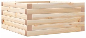 tömör fenyő kerti virágláda 50x50x72 cm