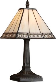 PREZENT TIFFANY 92 Bronz Színű Asztali Lámpa 1xE14 40W IP20