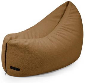 Barna buklé gyerek babzsákfotel Clip Clap 90 – SLOWDOWN