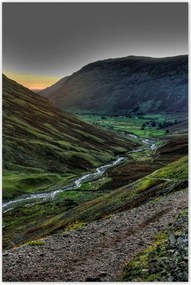 Poszterek 80x120 Napfelkelte a hegyekben