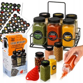 Fűszertartó Befőttesüveg Fűszertartó Gyógynövények Befőttesüvegek 120ML Címkék