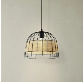 Eglo 55709 - Csillár zsinóron ANWICK 1xE27/40W/230V rattan