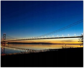Poszterek 50x40 Híd éjszakai fotó