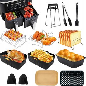 Akcesoria Airfryer Ninja Dual Basket Olajsütőhöz 12DB-OS Szett