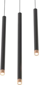Függesztett Lámpa Fekete Q I Nero / Rose Gold 60 ORLICKI-OR85297
