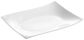 Fehér porcelán szervírozó tányér 22x30 cm Motion – Maxwell &amp; Williams