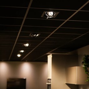 Beépített reflektor fekete AR111 állítható 2-lámpás - Oneon