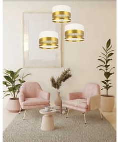 Csillár zsinóron MILO 3xE27/60W/230V arany