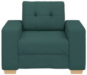 sötétzöld szövet kanapészék 60 cm
