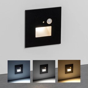 LED lépcsővilágító lámpatest mozgásérzékelővel LED/1,5W/230V 3000/4000/6000K fekete