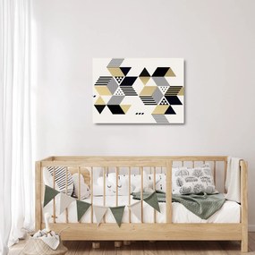 Üveg kép - Geometriai formák N⁰1 (70x50 cm)