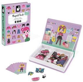 Janod - Interaktív mágneses készlet MAGNETIBOOK lányoknak