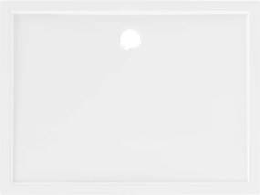 Mexen Flow téglalap alakú slim zuhanytálca 110 x 80 cm, fehér fényes - 46R108011