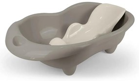 Dolu Hippo gyerek fürdőkád fekvőhellyel, szürke, 26 x 84,5 x 50,5 cm