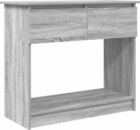 vidaXL szürke sonoma színű konzolasztal fiókokkal 85,5x38,5x74,5 cm