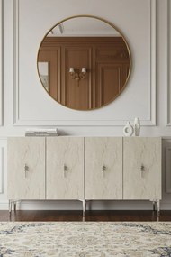 Salkım 150 - White, Travertine, Silver