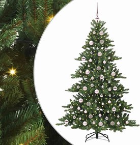 vidaXL Műanyag Hajtogatós Karácsonyfa Zöld 180 cm PVC és Acél