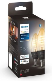 Szálas okos izzó szett 2 db-os E14, 5 W White ambiance – Philips Hue