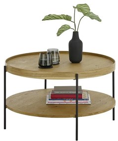 FURNI tölgy dohányzóasztal