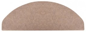 15 db bézs öntapadó lépcsőszőnyeg 65x22,5x3,5 cm