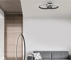 Mennyezeti Lámpa Fekete NOVA LUCE 9481094