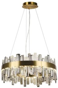 LED állítható fényerejű kristály csillár kábellel LED/80W/230V + DO