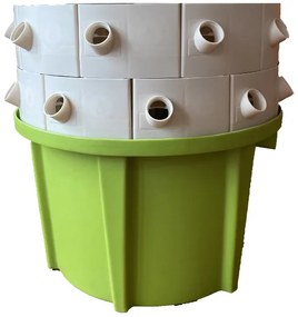HIDROPÓNIÁS BERENDEZÉS 'ROTOWER' 2 SZINT 20DARAB KOSÁR KERINGETŐ SZIVATTYÚVAL