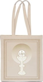 Öko Táska Ekrü pamut elsőáldozási ajándék TT_647_e