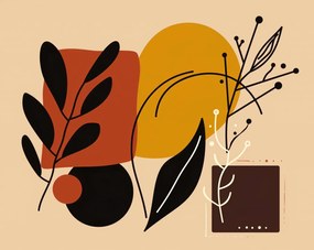 Poszter 76x60,5cm Meleg kontúrok