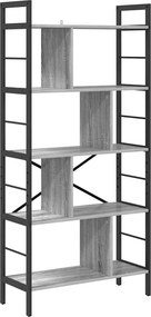 vidaXL Könyvespolc Szürke Sonoma 75 x 30 x 156 cm Faanyag