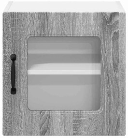 Fali konyhaszekrény 2 pcs Szürke Sonoma 40 x 31 x 40 cm Faanyag